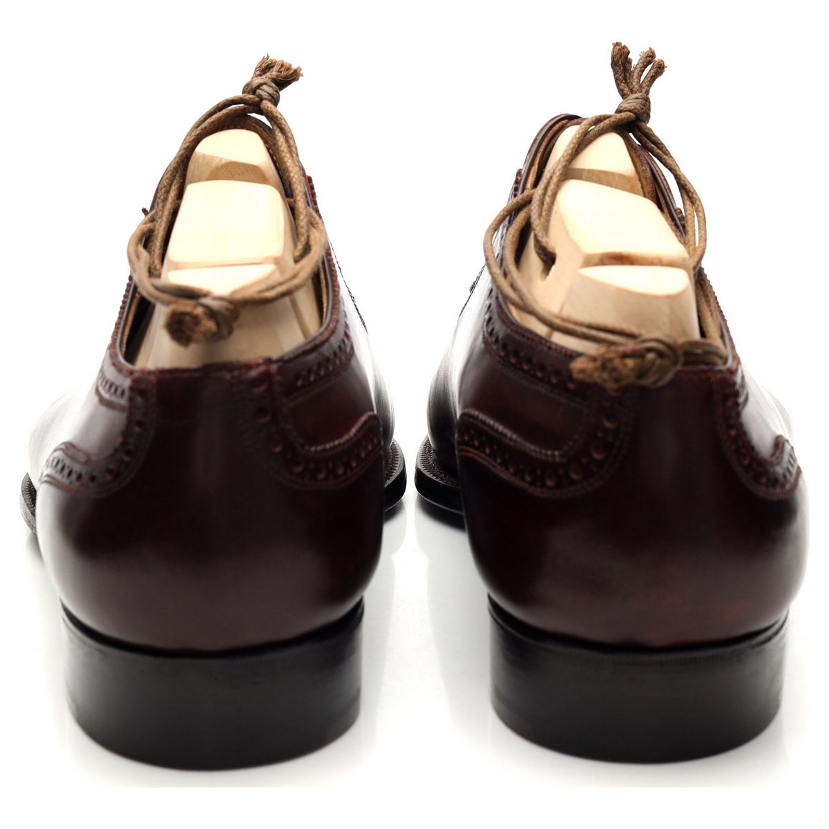 MTO Burgundy Leather Oxford UK 10 F