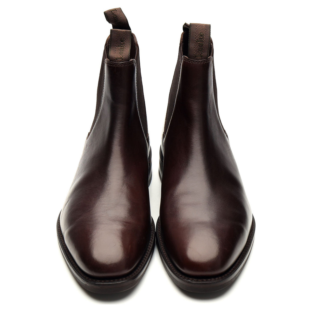 1880 &#39;Emsworth&#39; Dark Brown Leather Chelsea Boots UK 8 F