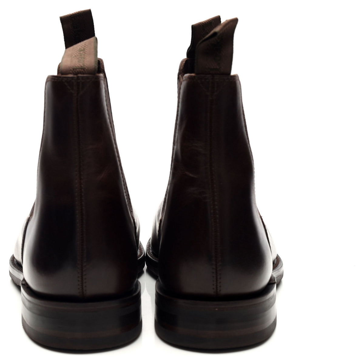 1880 &#39;Emsworth&#39; Dark Brown Leather Chelsea Boots UK 8 F