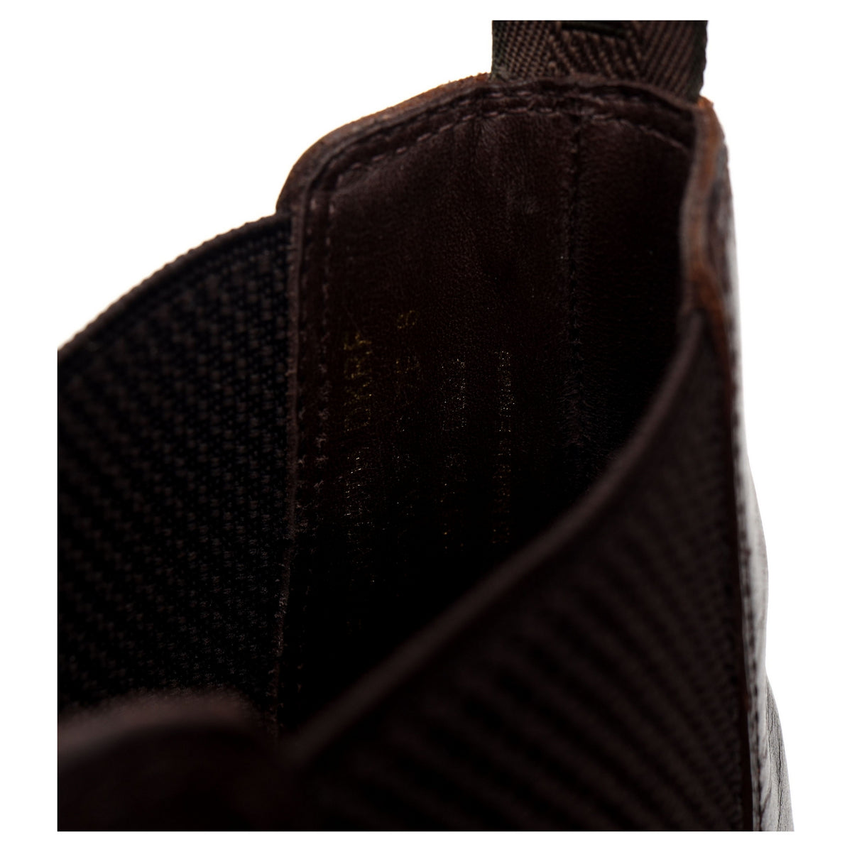 1880 &#39;Emsworth&#39; Dark Brown Leather Chelsea Boots UK 8 F