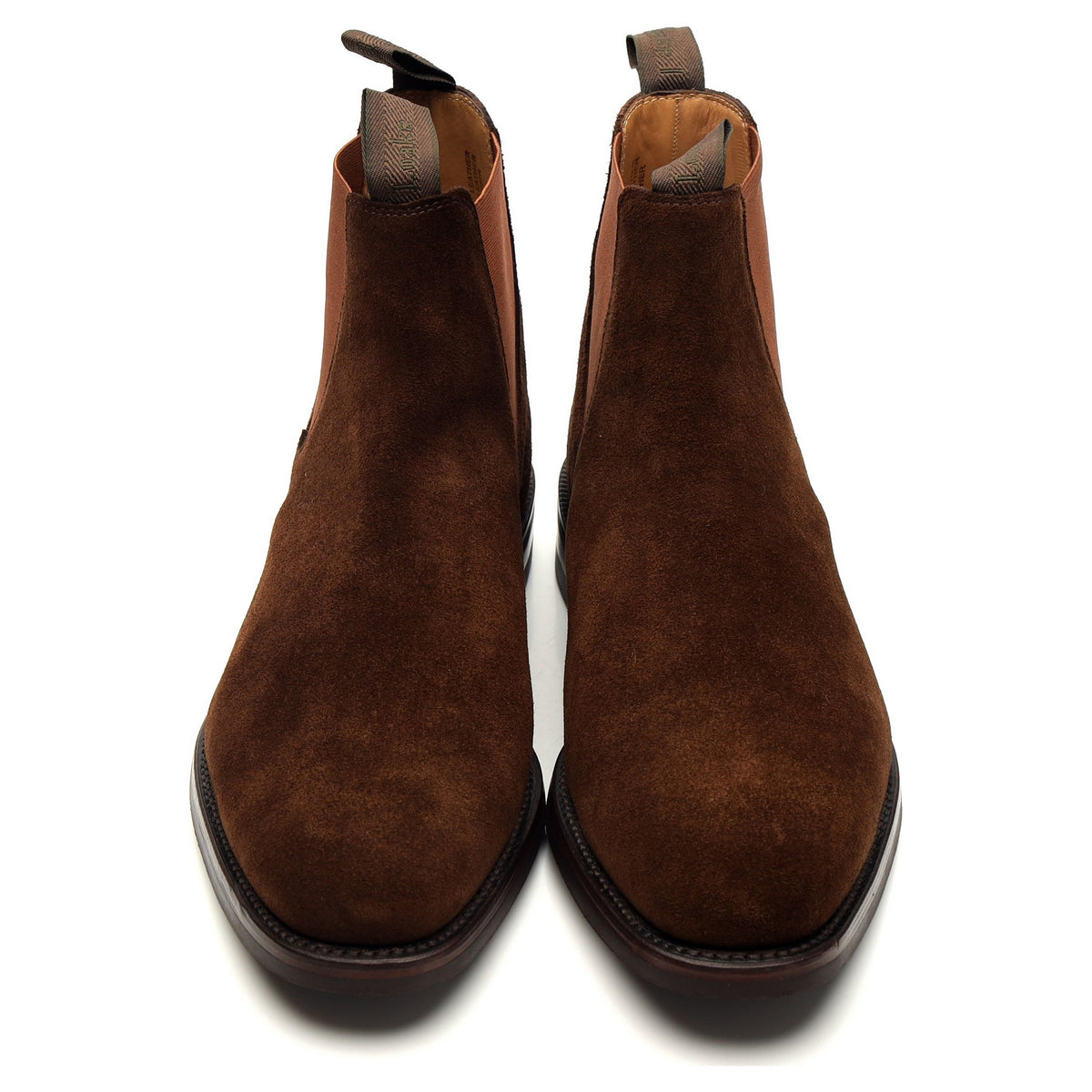 1880 &#39;Chatsworth&#39; Brown Suede Chelsea Boots UK 9 G