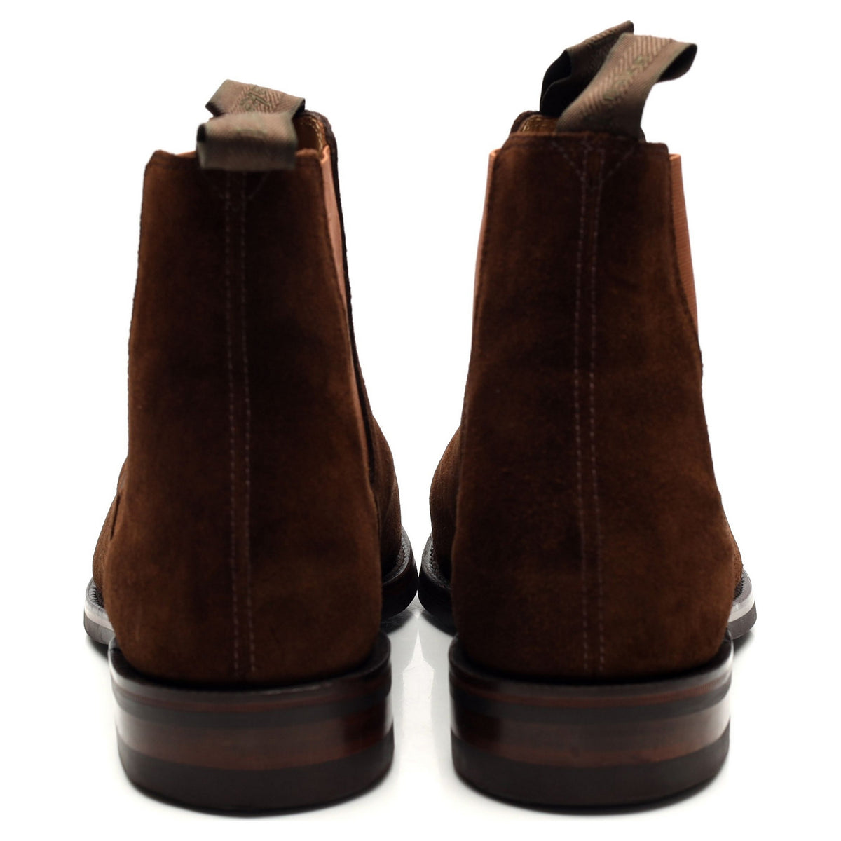 1880 &#39;Chatsworth&#39; Brown Suede Chelsea Boots UK 9 G