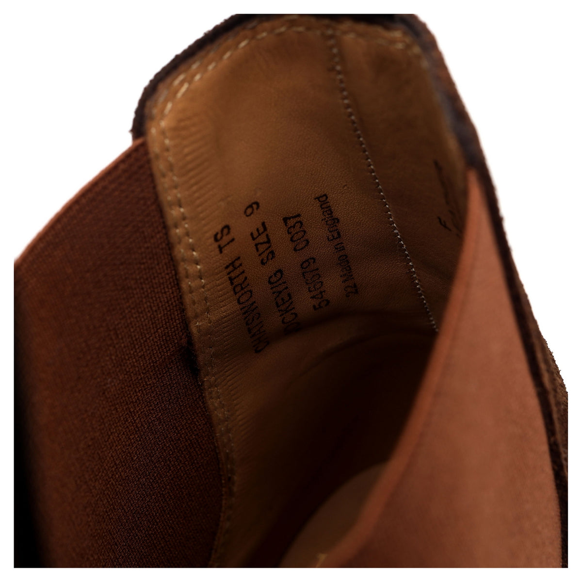 1880 &#39;Chatsworth&#39; Brown Suede Chelsea Boots UK 9 G