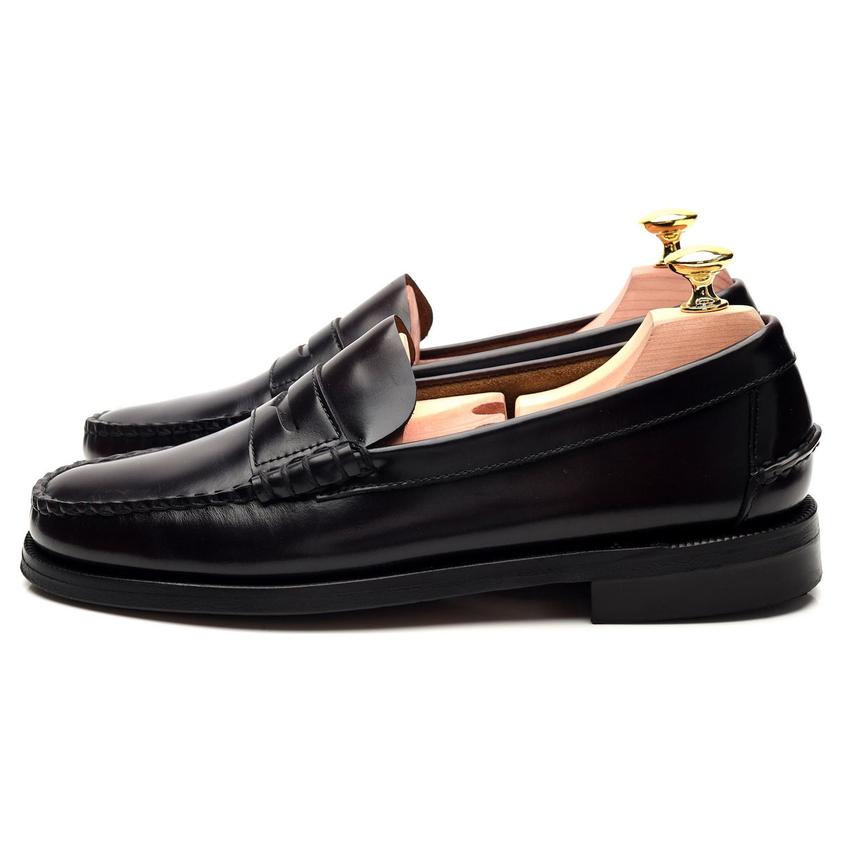 &#39;Dan&#39; Burgundy Leather Loafer UK 7