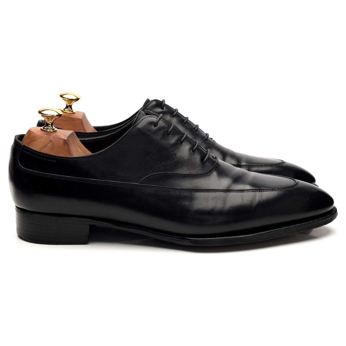 &#39;Vienna II&#39; Black Leather Oxford UK 10 E