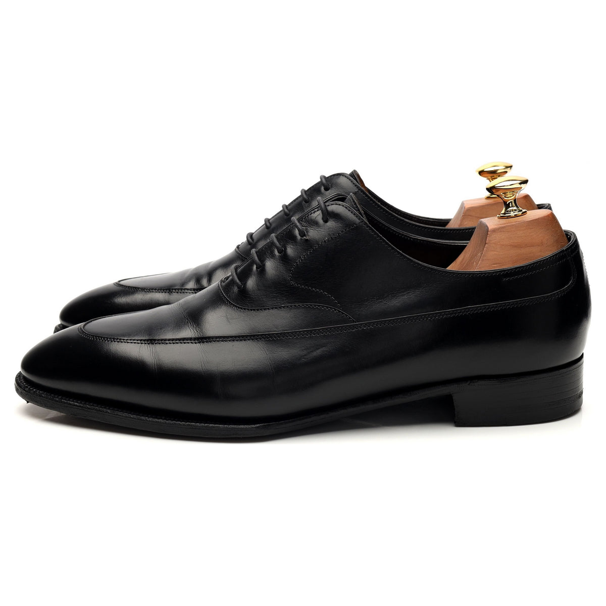 &#39;Vienna II&#39; Black Leather Oxford UK 10 E