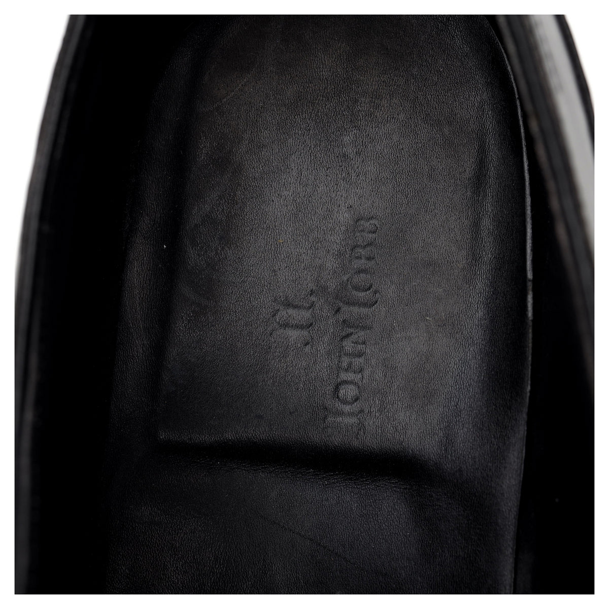 &#39;Vienna II&#39; Black Leather Oxford UK 10 E