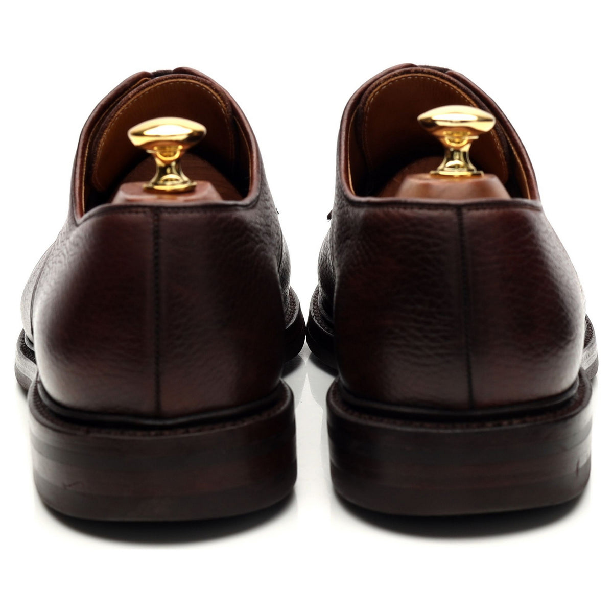 &#39;Ashdown&#39; Dark Brown Leather Derby UK 9 E