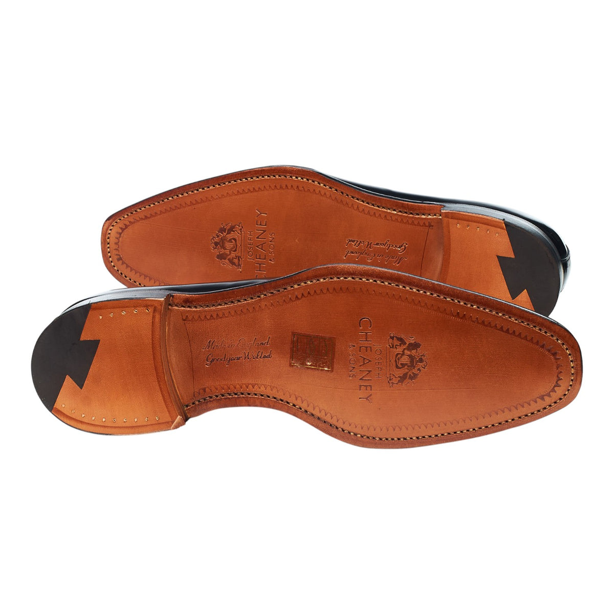 'Aldgate' Black Leather Derby Brogues UK 6 F