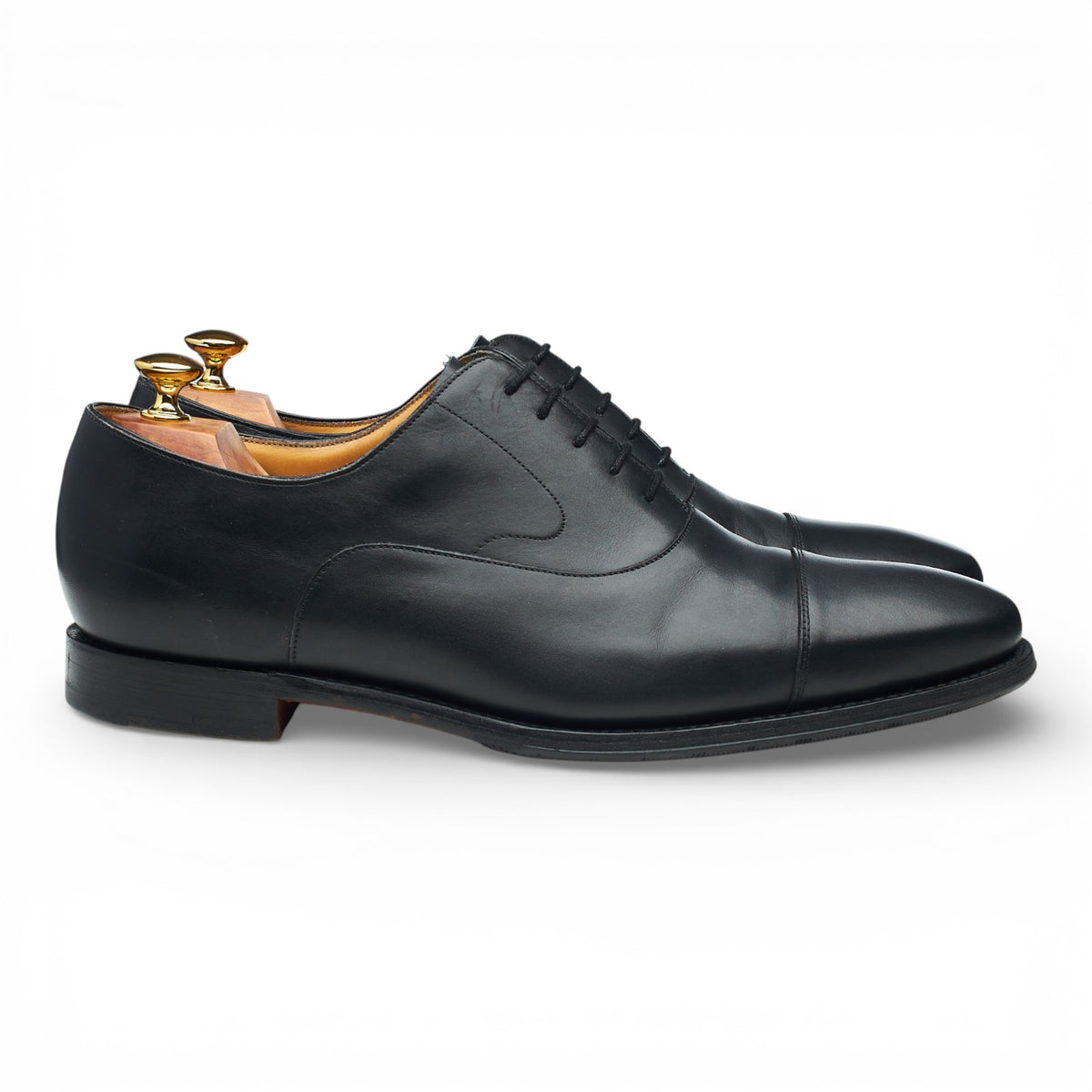 'Wright' Black Leather Oxford UK 10 FX