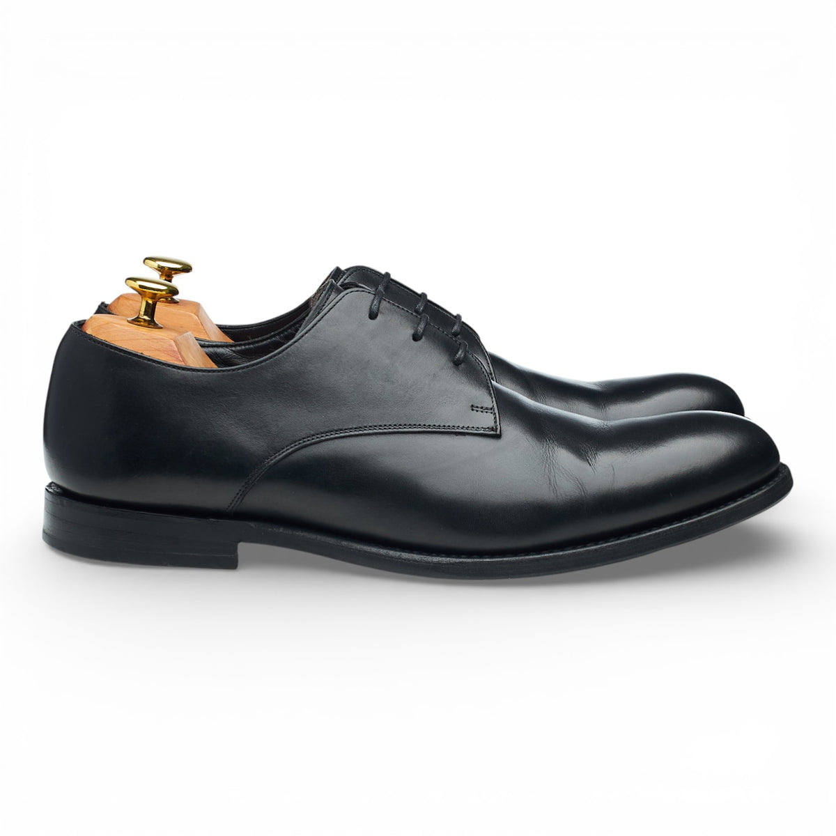 'Riches' Black Leather Derby UK 8.5 G
