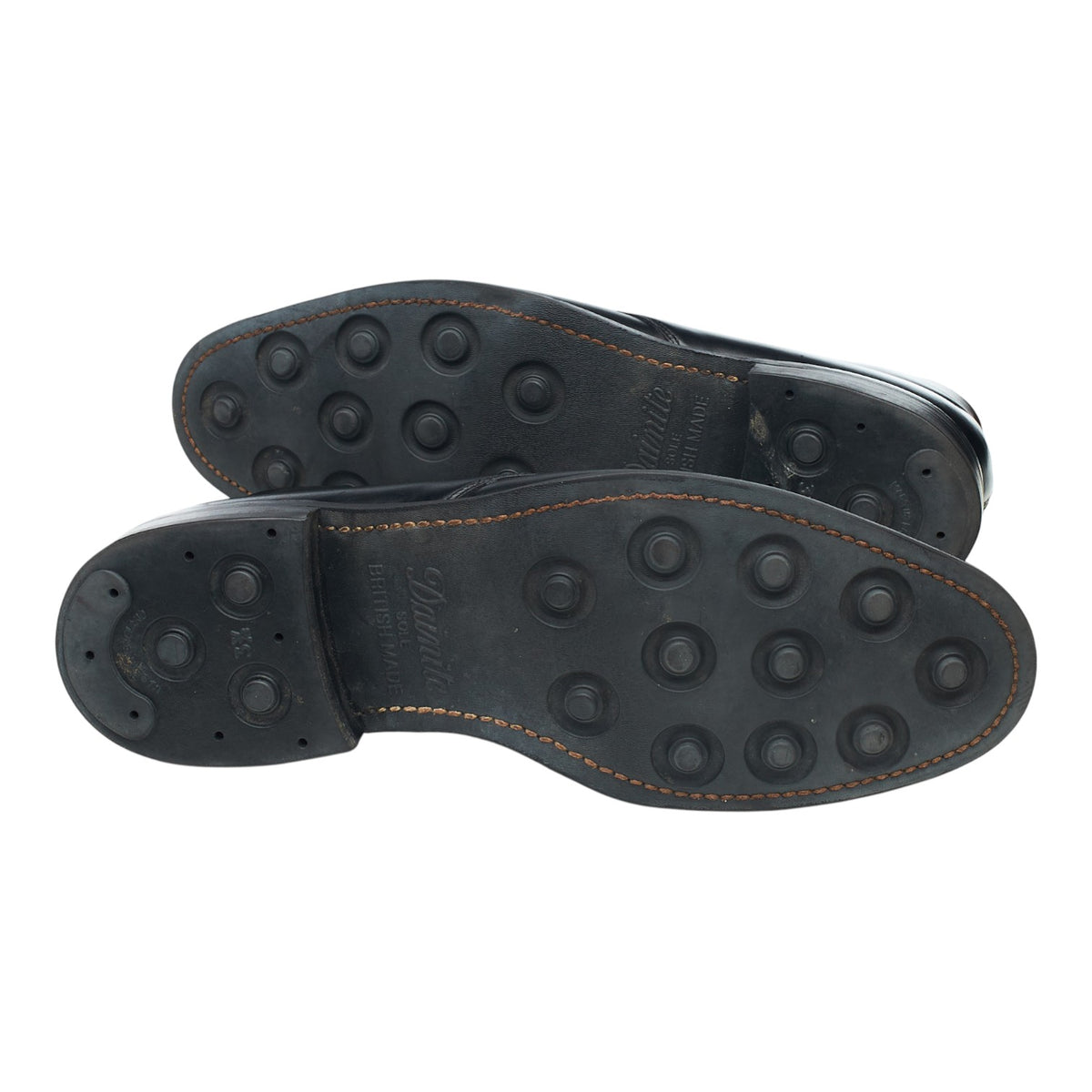 Herring 'Gosforth' Black Leather Chukka Boots UK 8 F