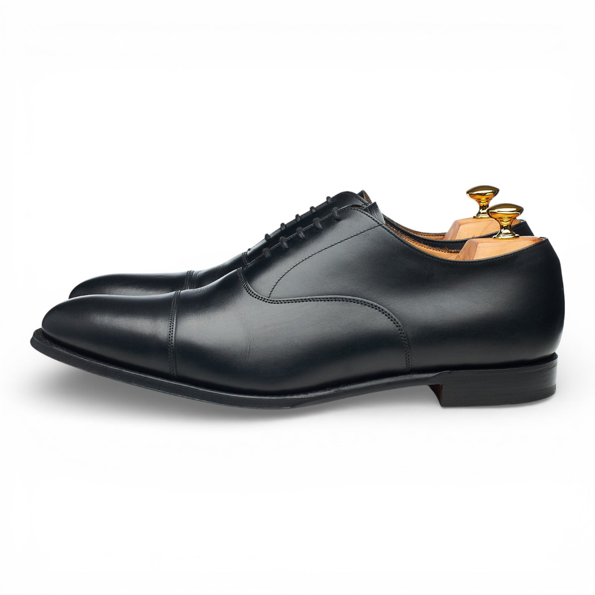 'Lime' Black Leather Oxford UK 11 F