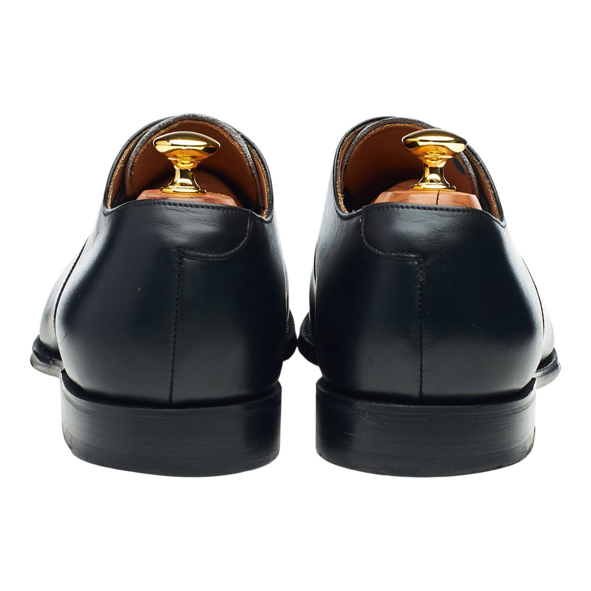 'Lime' Black Leather Oxford UK 11 F