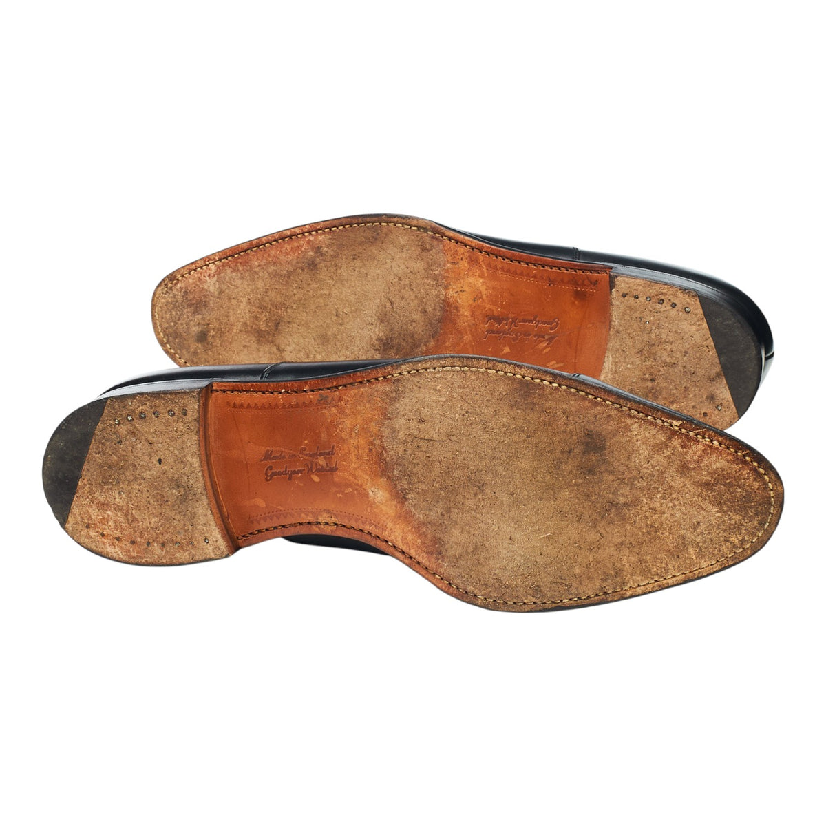 'Lime' Black Leather Oxford UK 11 F