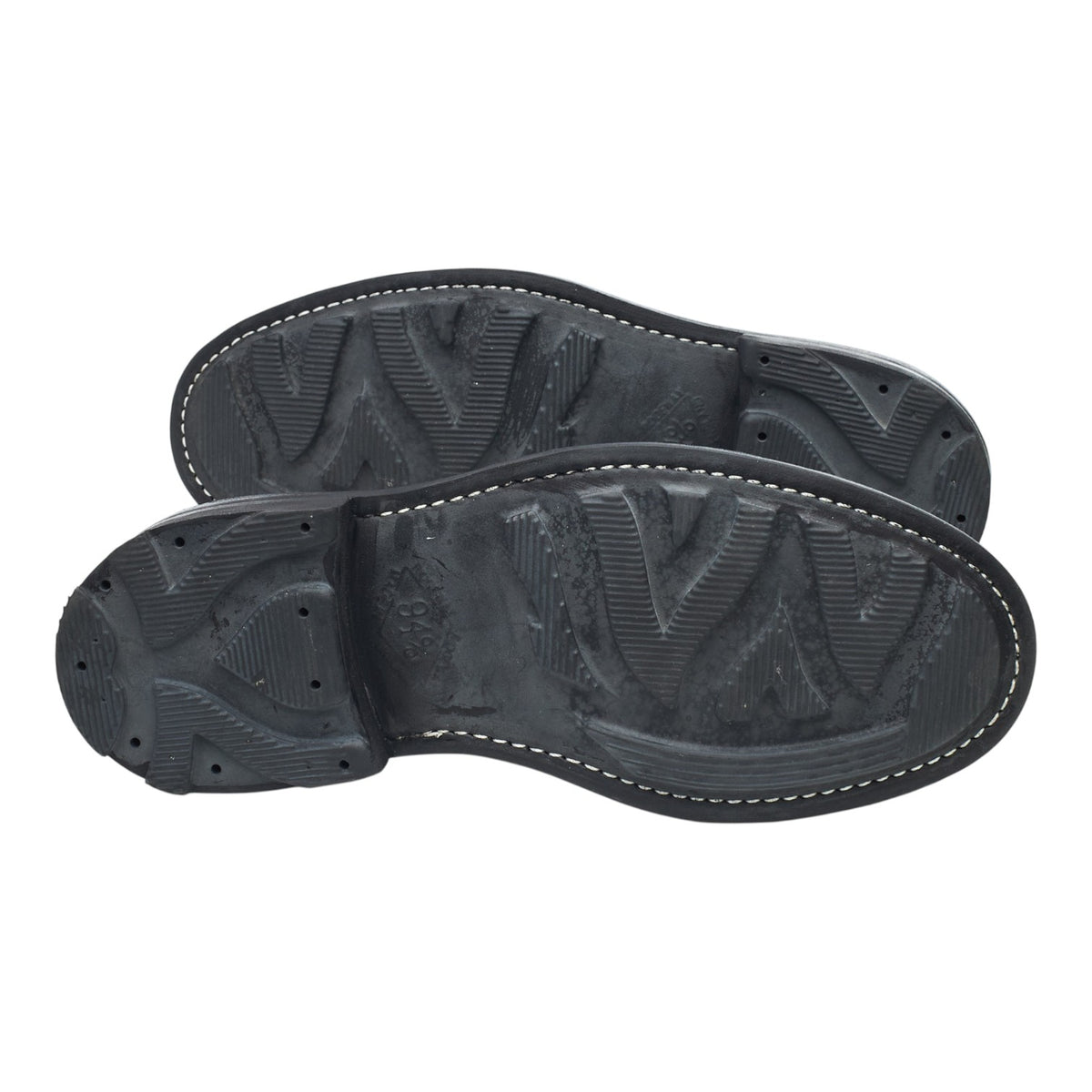 'Durham' Green Leather Derby Brogues UK 6