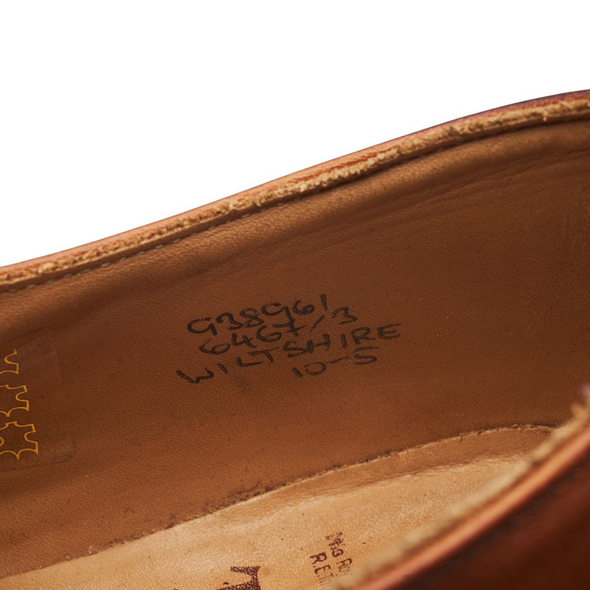 'Wiltshire' Tan Brown Leather Derby UK 10