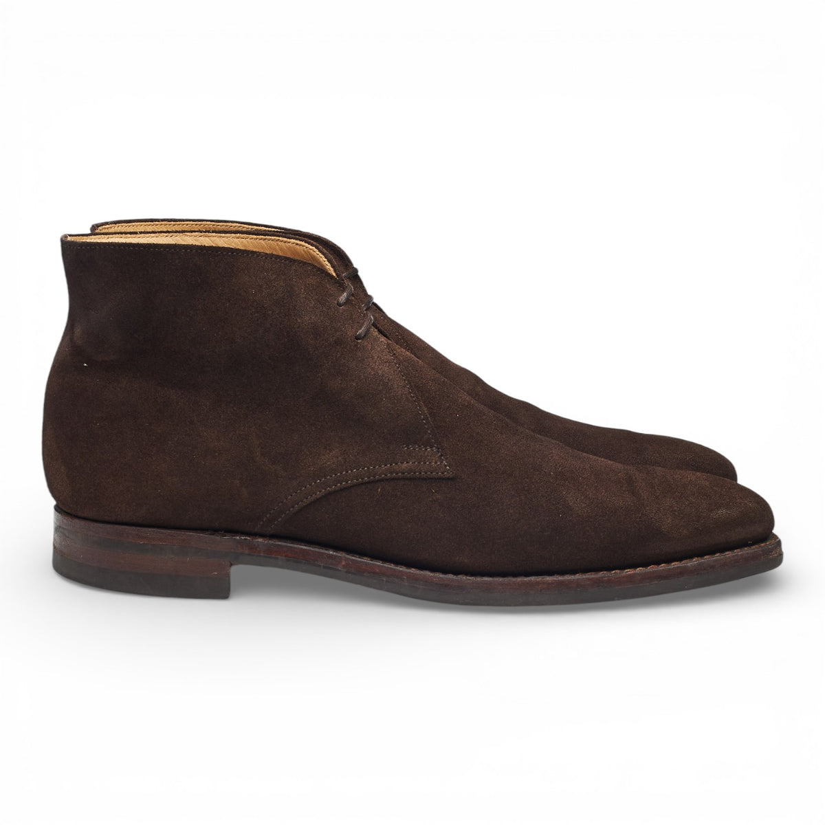 'Tetbury' Dark Brown Suede Chukka Boots UK 7 E