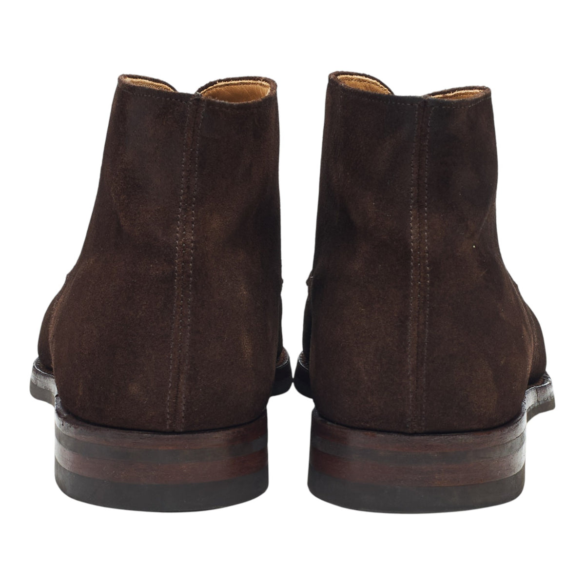 'Tetbury' Dark Brown Suede Chukka Boots UK 7 E