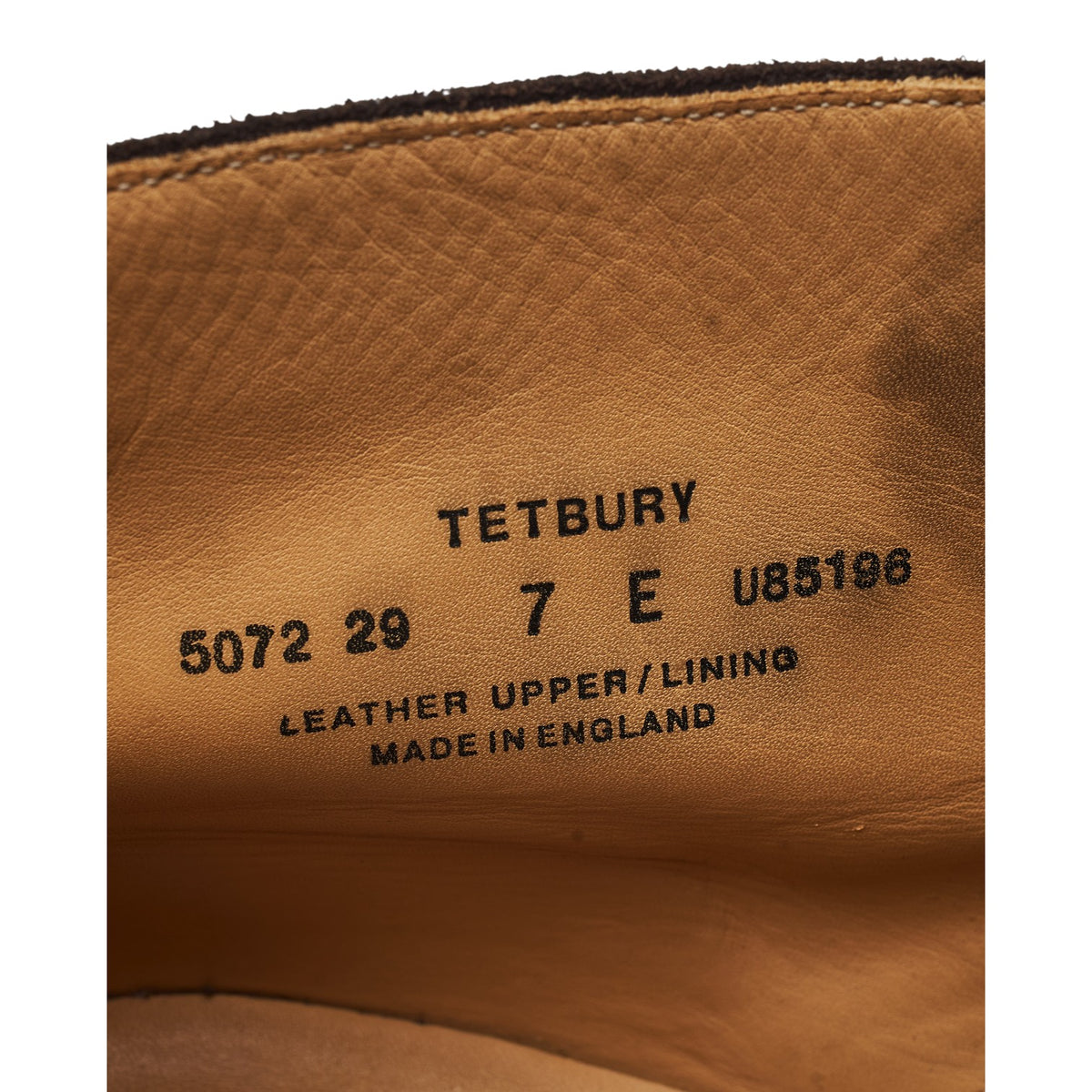 'Tetbury' Dark Brown Suede Chukka Boots UK 7 E