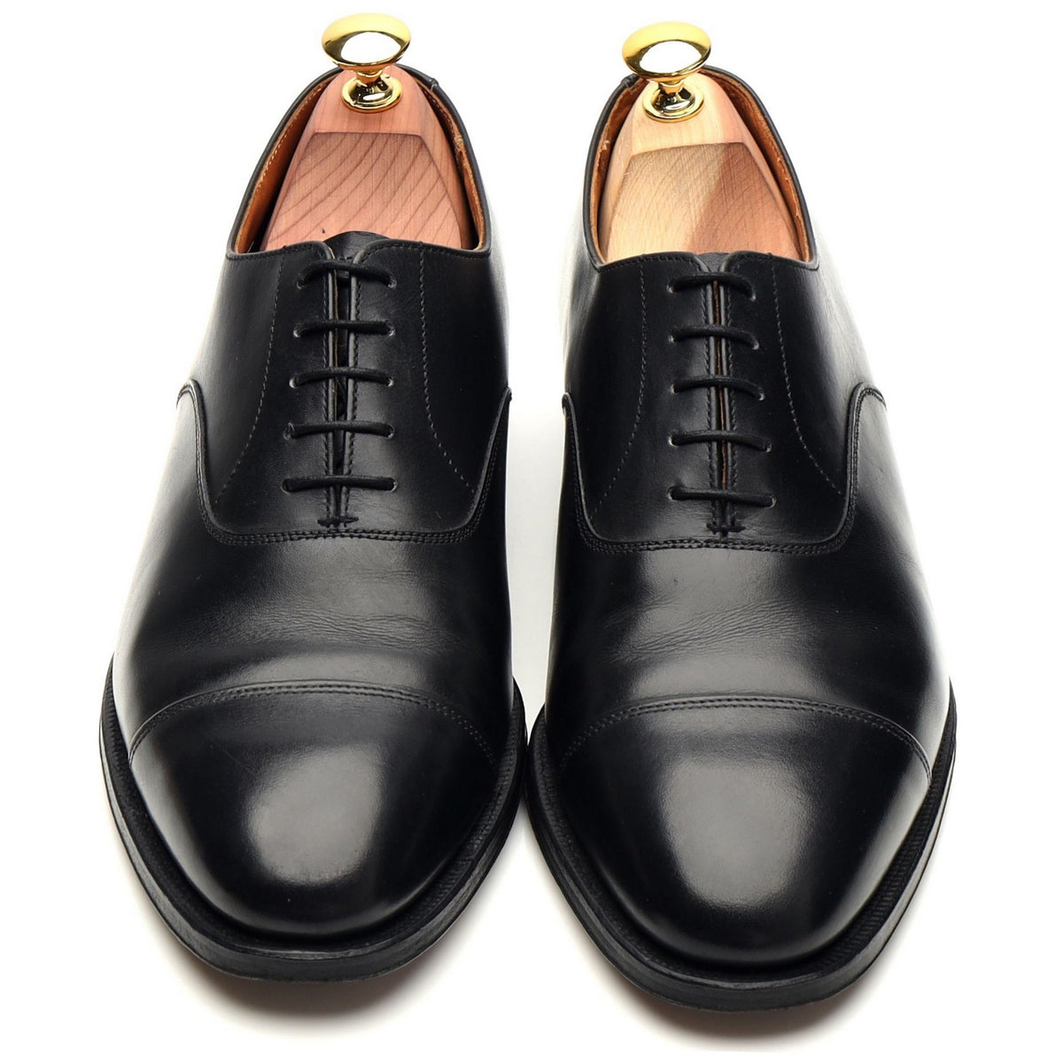 Shipton &amp; Heneage &#39;Fitzroy&#39; Black Leather Oxford UK 7.5 E