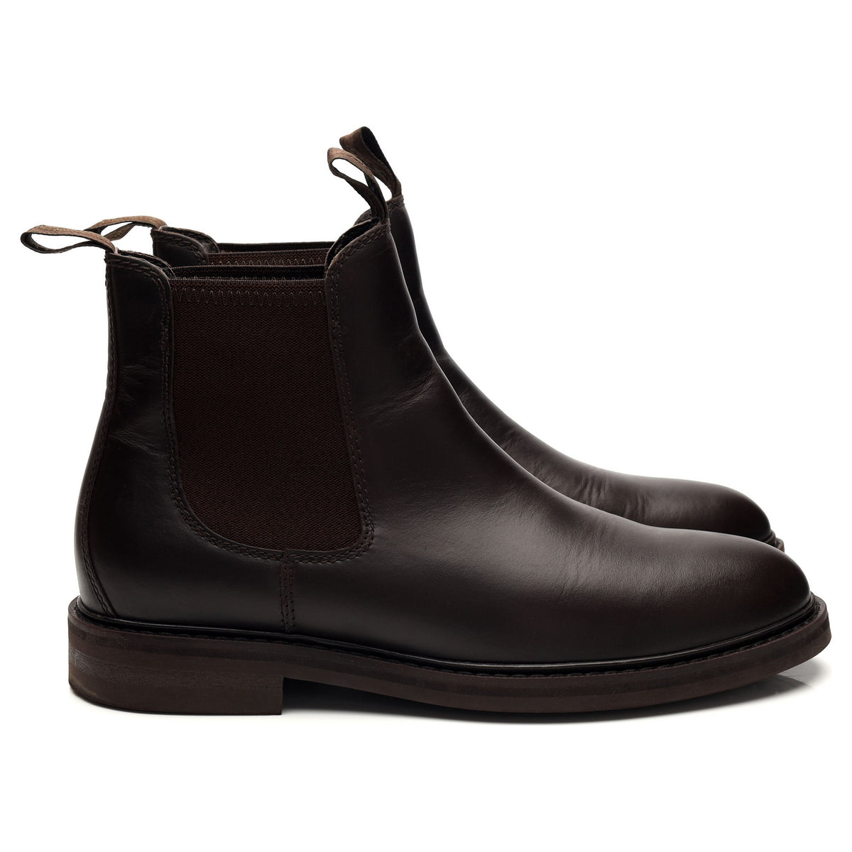 &#39;Ducksworth&#39; Dark Brown Leather Boots UK 7 F