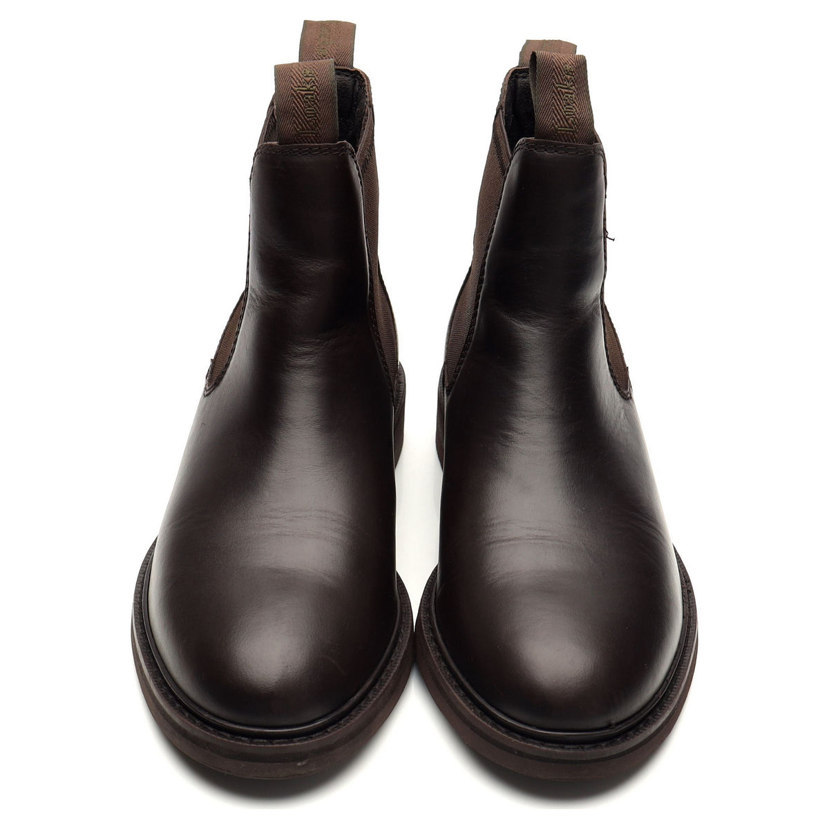 &#39;Ducksworth&#39; Dark Brown Leather Boots UK 7 F