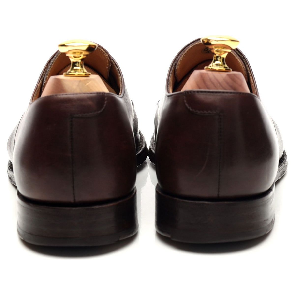 &#39;Oslo&#39; Dark Brown Leather Derby UK 6.5 F