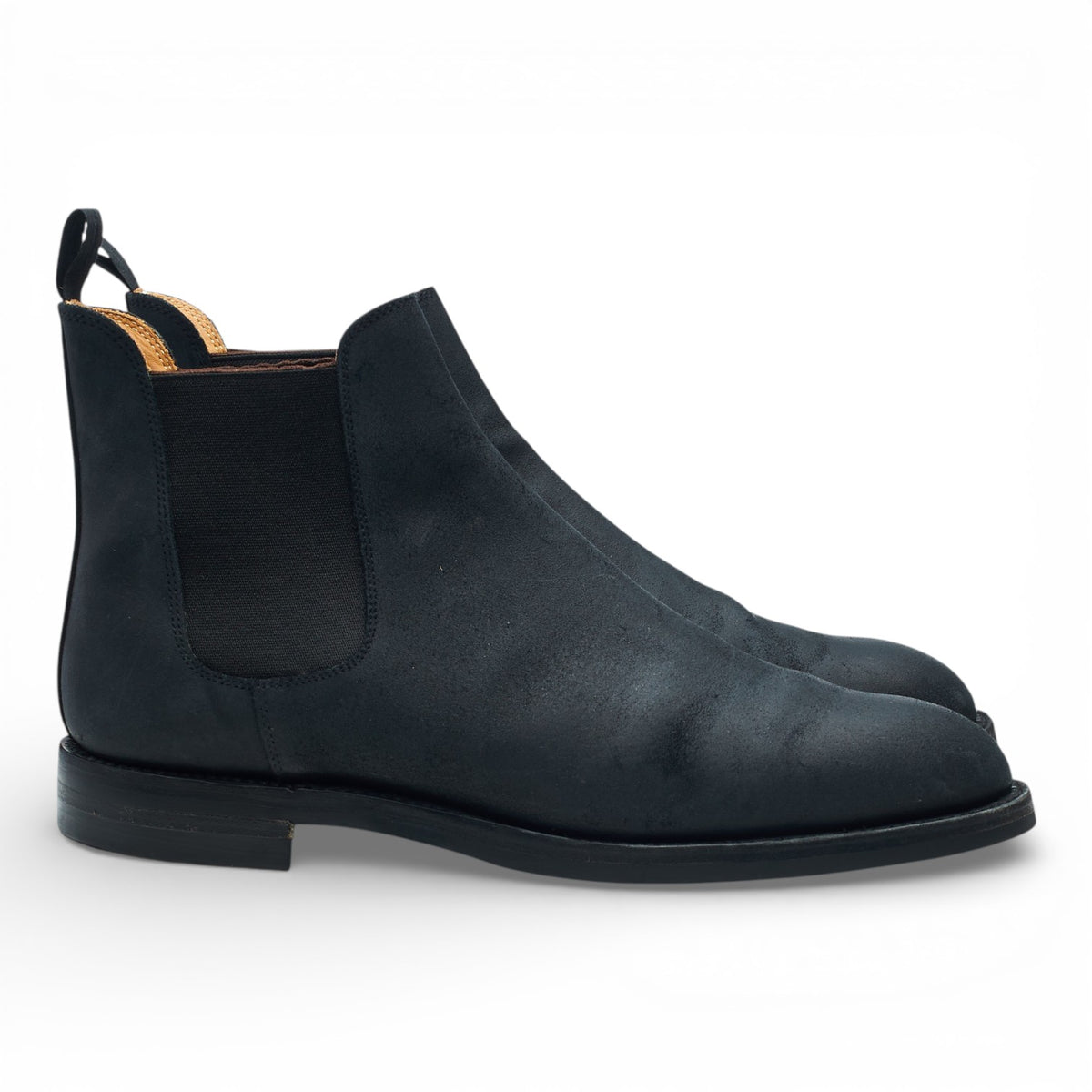 'Chelsea 5' Black Rough-Out Suede Chelsea Boots UK 9 E