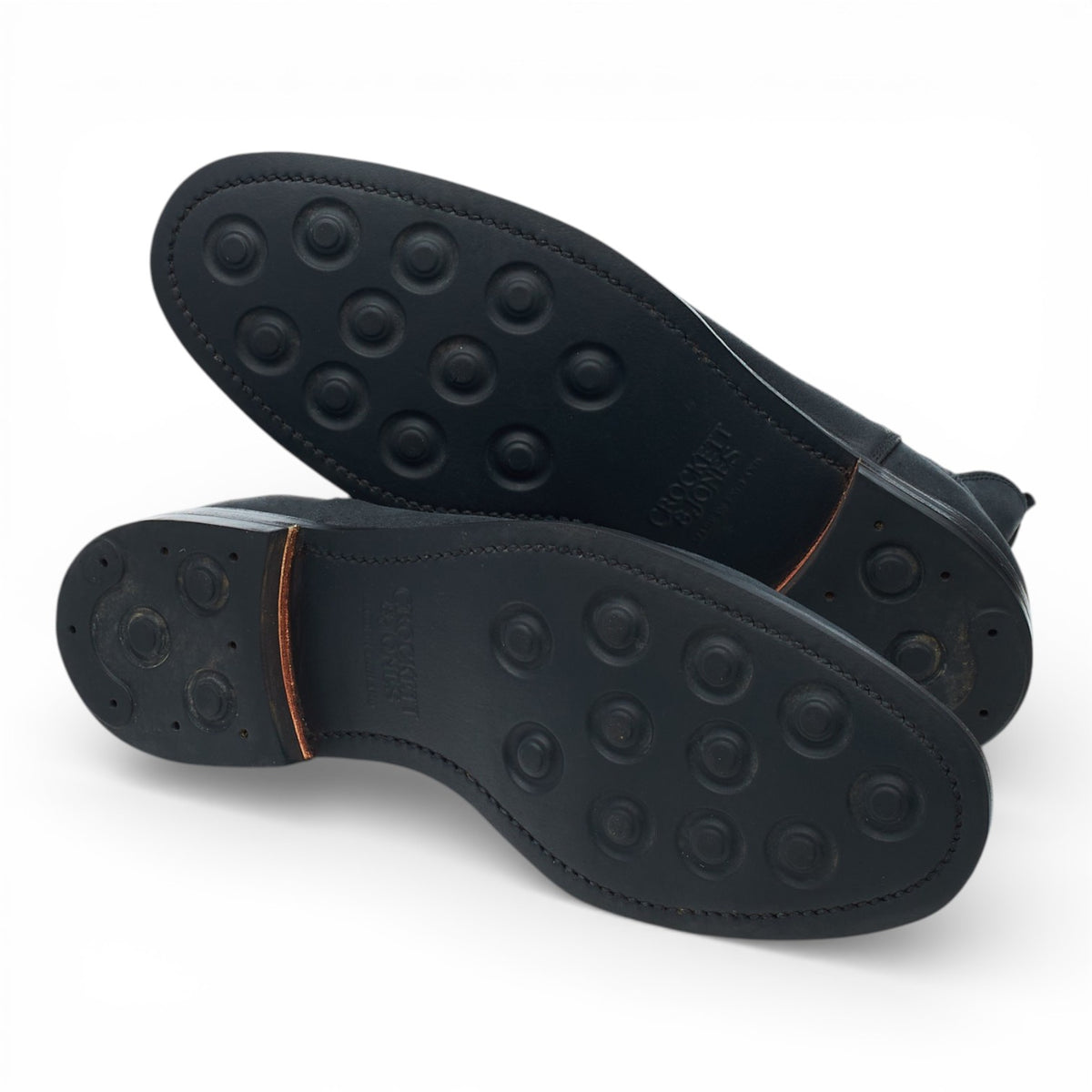 'Chelsea 5' Black Rough-Out Suede Chelsea Boots UK 9 E