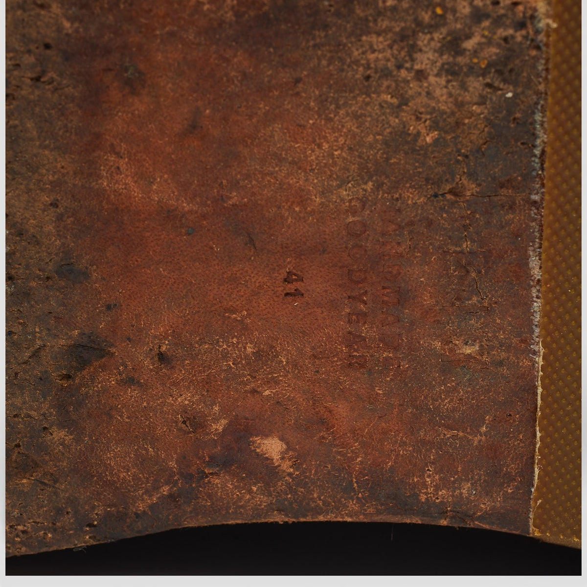 Hand Sewn Black Leather Sneakers UK 7 EU 41