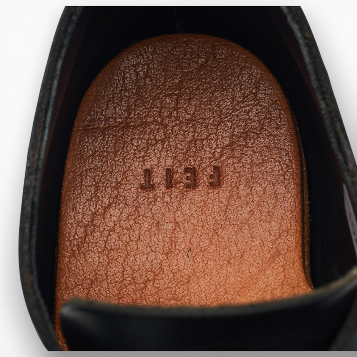 Hand Sewn Black Leather Sneakers UK 7 EU 41