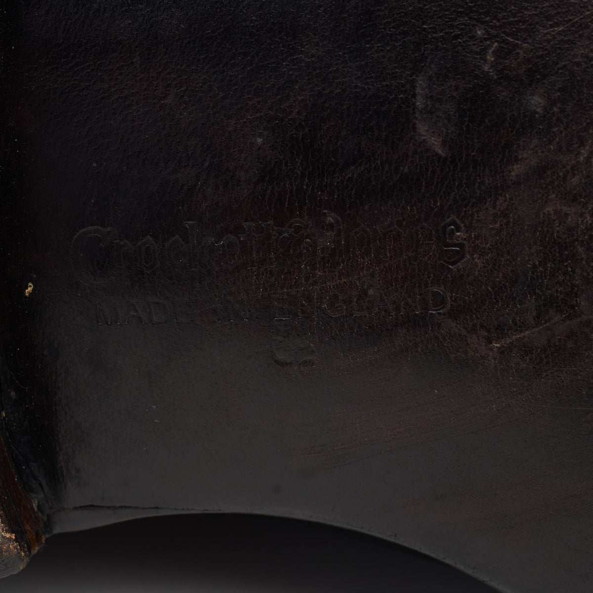 'Egerton' Black Leather Oxford UK 7.5 E