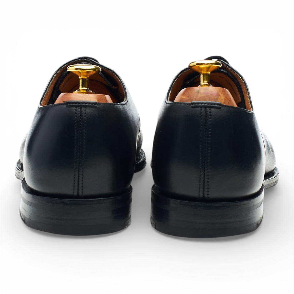 'Consul' Black Leather Oxford UK 8 G