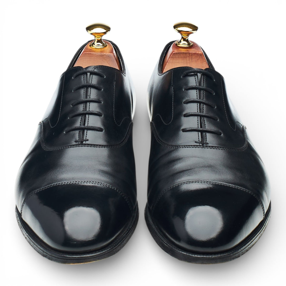 'Chelsea' Black Leather Oxford UK 9 E