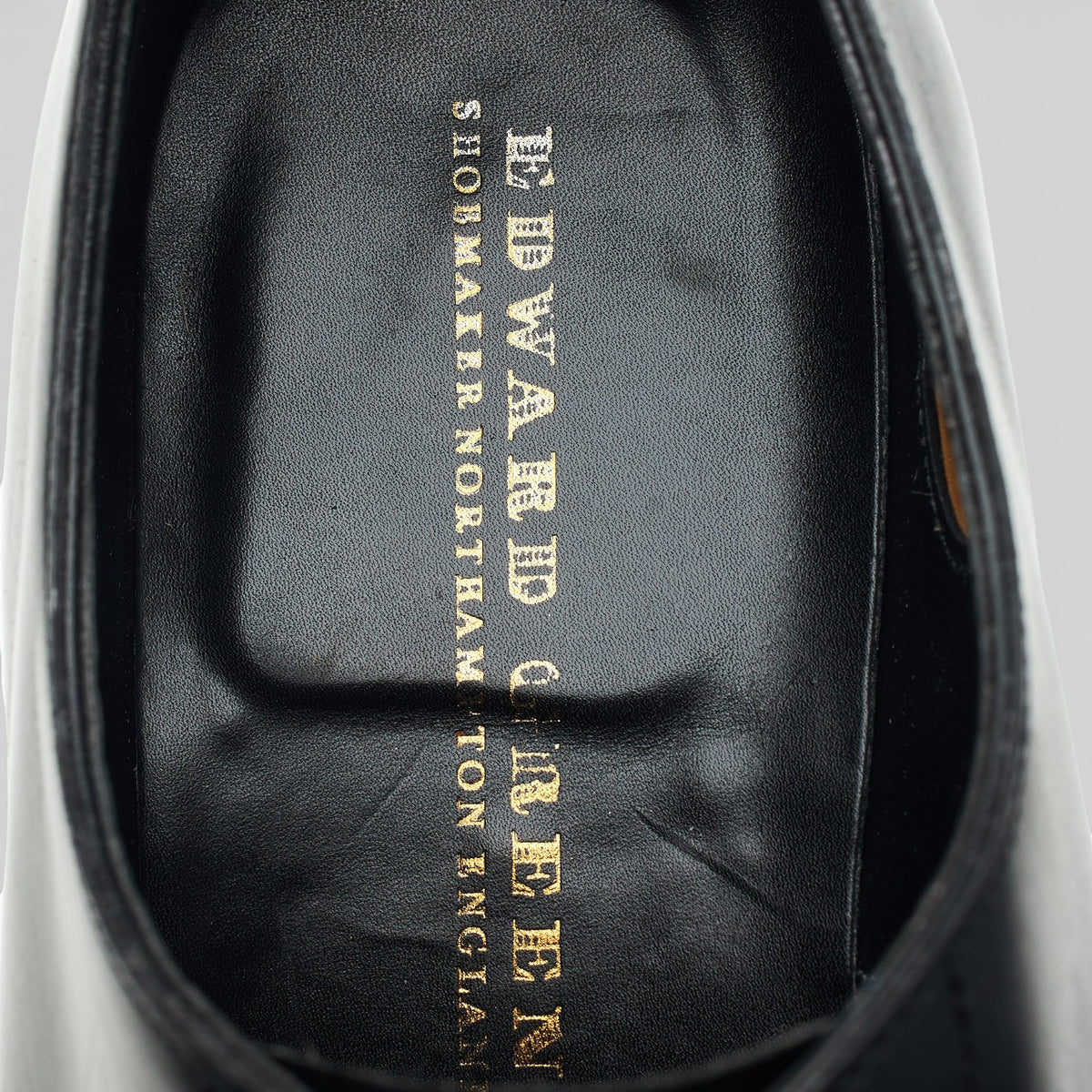 'Chelsea' Black Leather Oxford UK 9 E