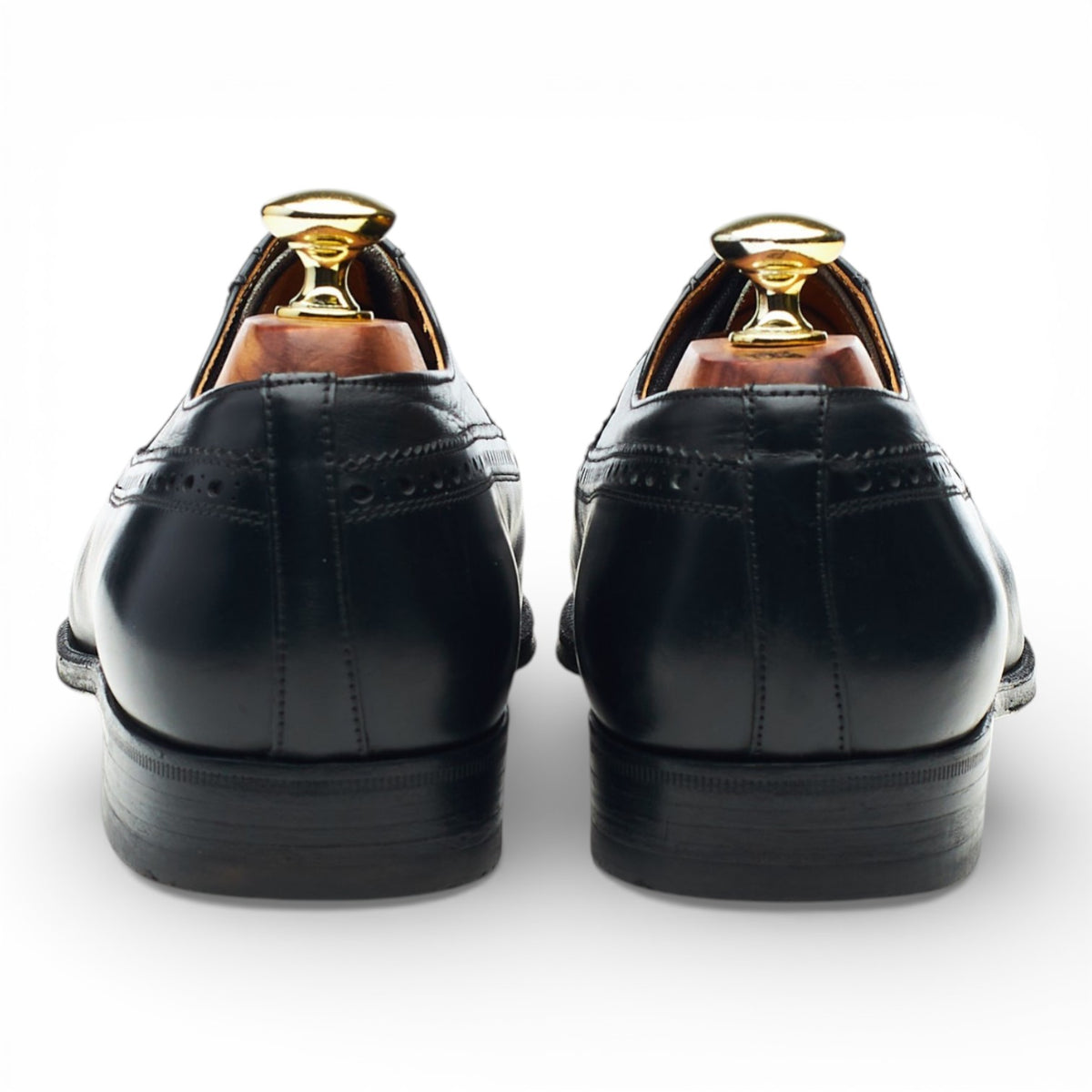 'King' Black leather Oxford Brogues UK 7 F