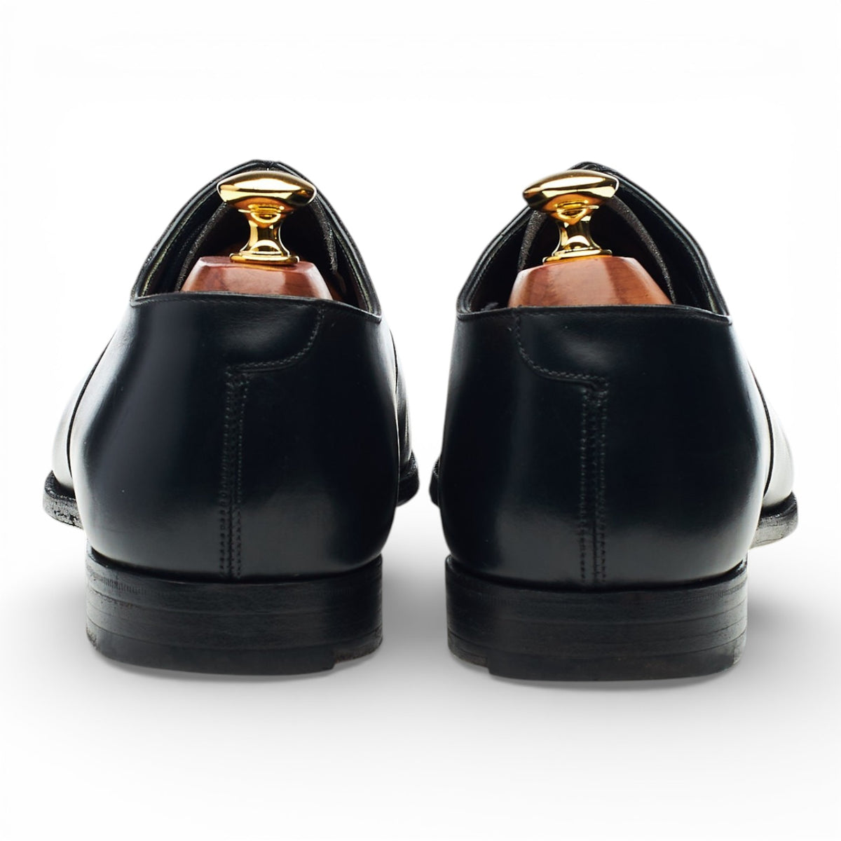 'Belgrave' Black Leather Oxford Brogues UK 9.5 E