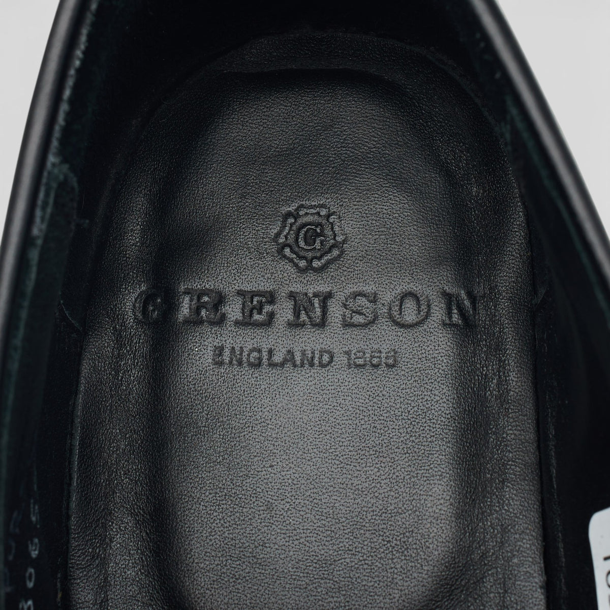 MTO Black Leather Loafers UK 8 E