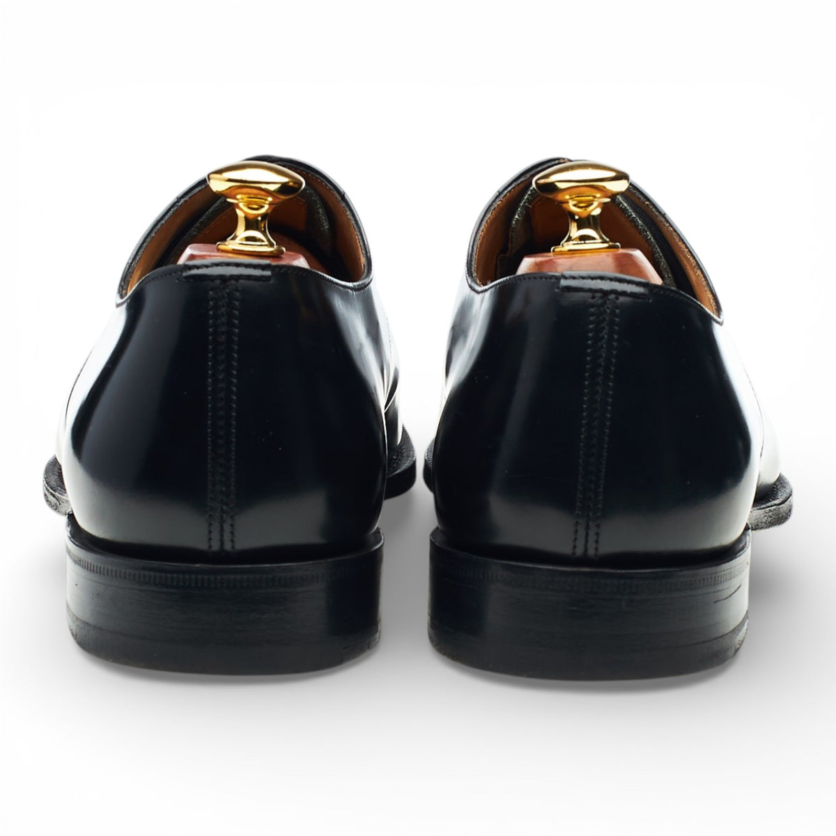 'Consul' Black Leather Oxford UK 9.5 F