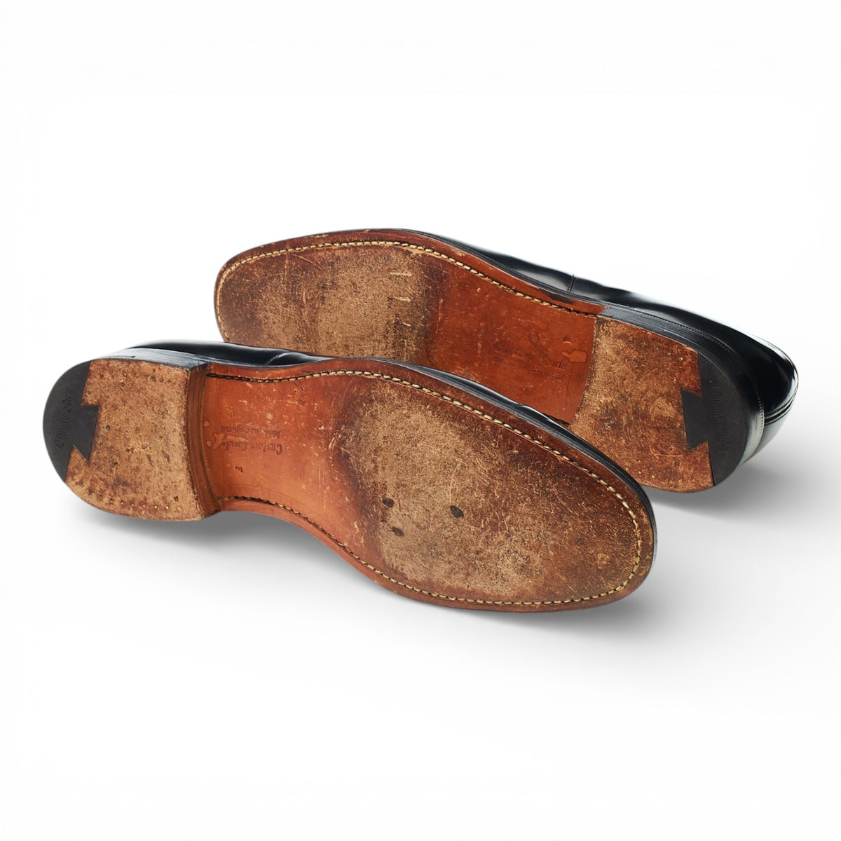 'Consul' Black Leather Oxford UK 9.5 F