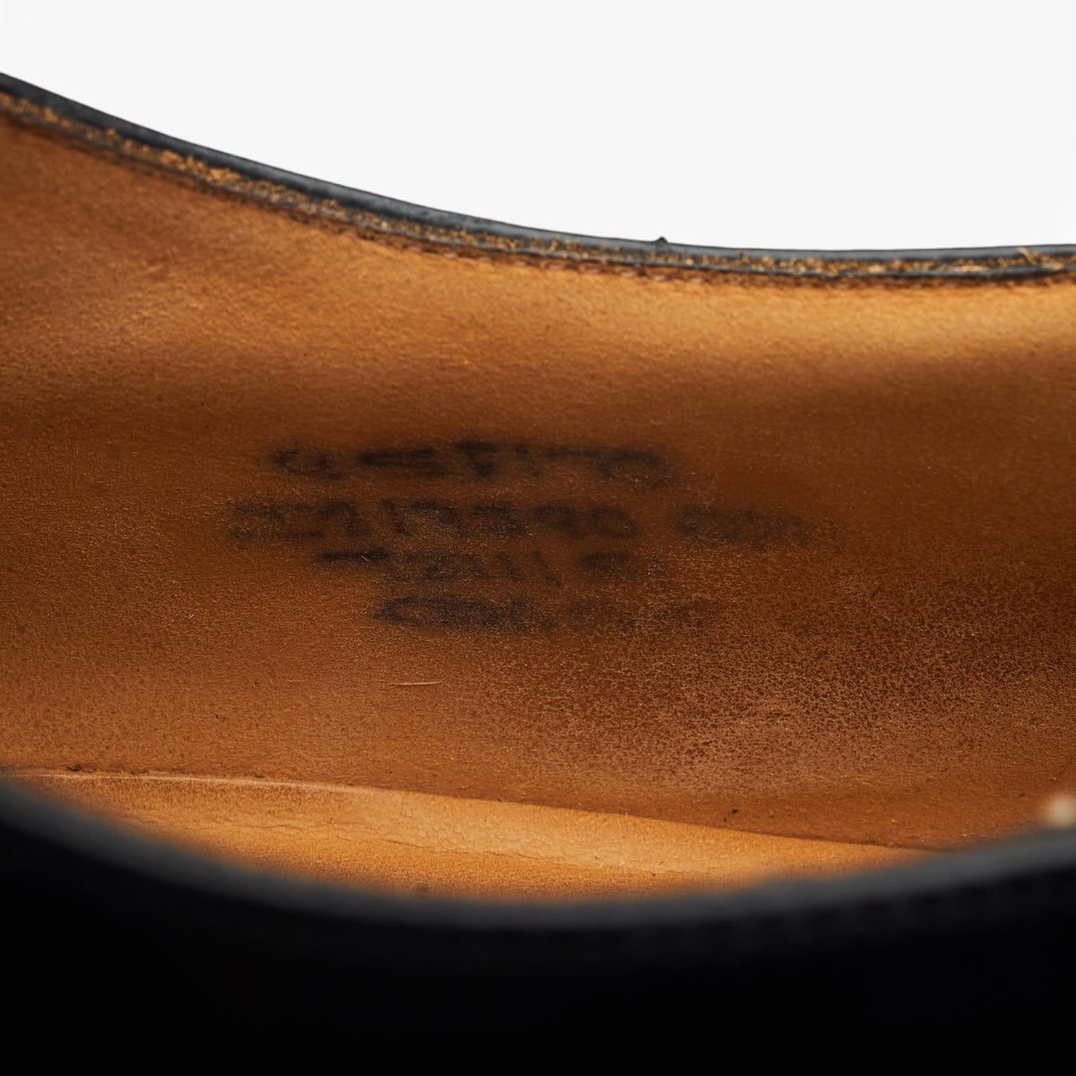 'Consul' Black Leather Oxford UK 9.5 F