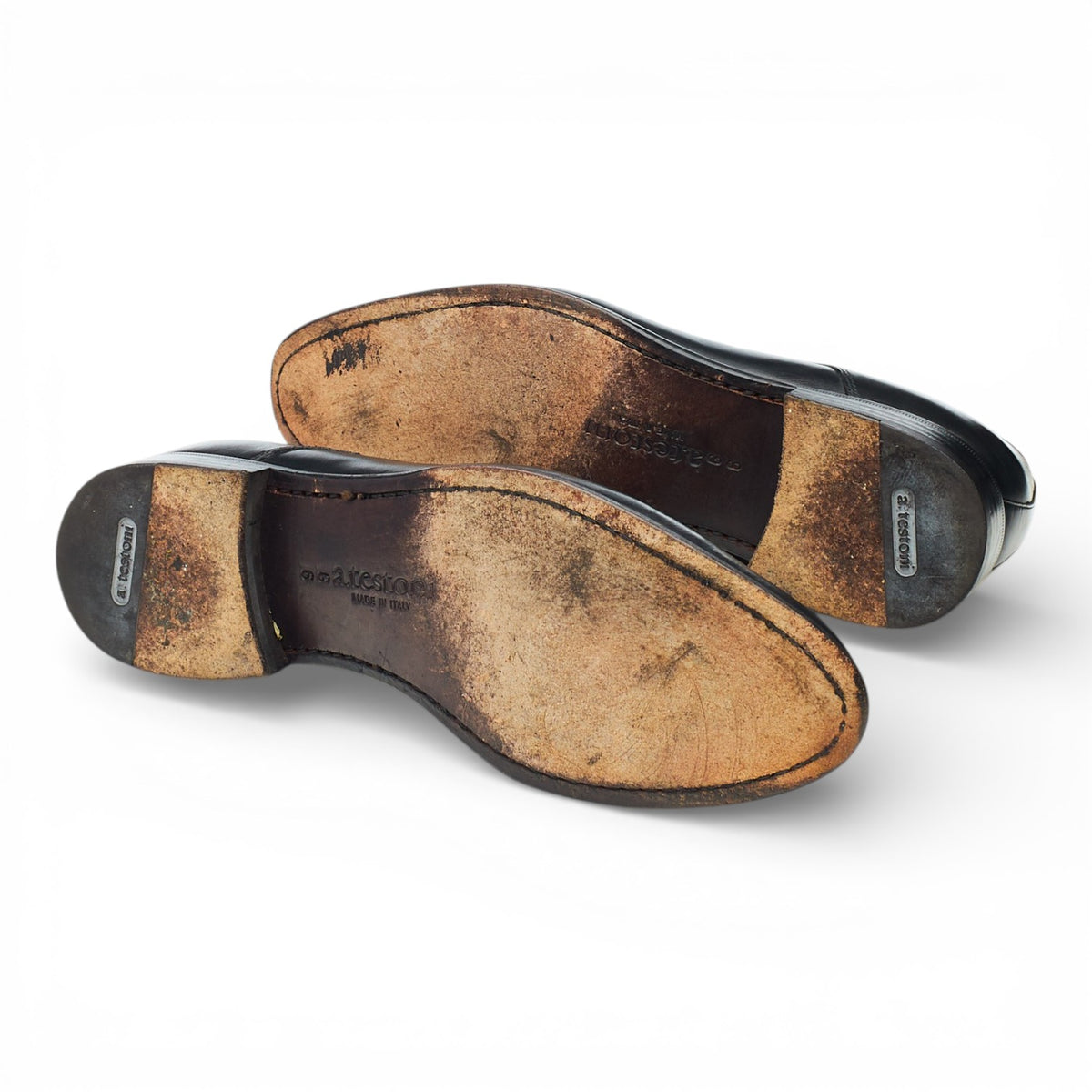 Black Leather Split Toe Derby UK 6 G