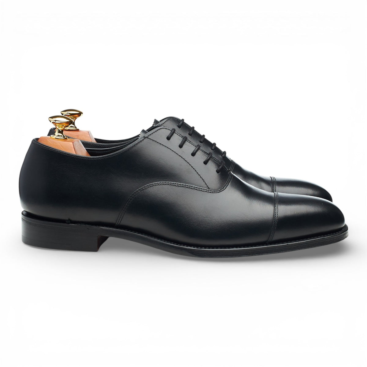 1880 'Aldwych' Black Leather Oxford UK 9 F