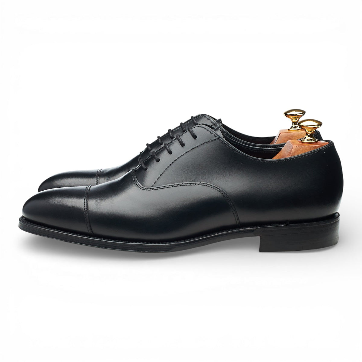 1880 'Aldwych' Black Leather Oxford UK 9 F