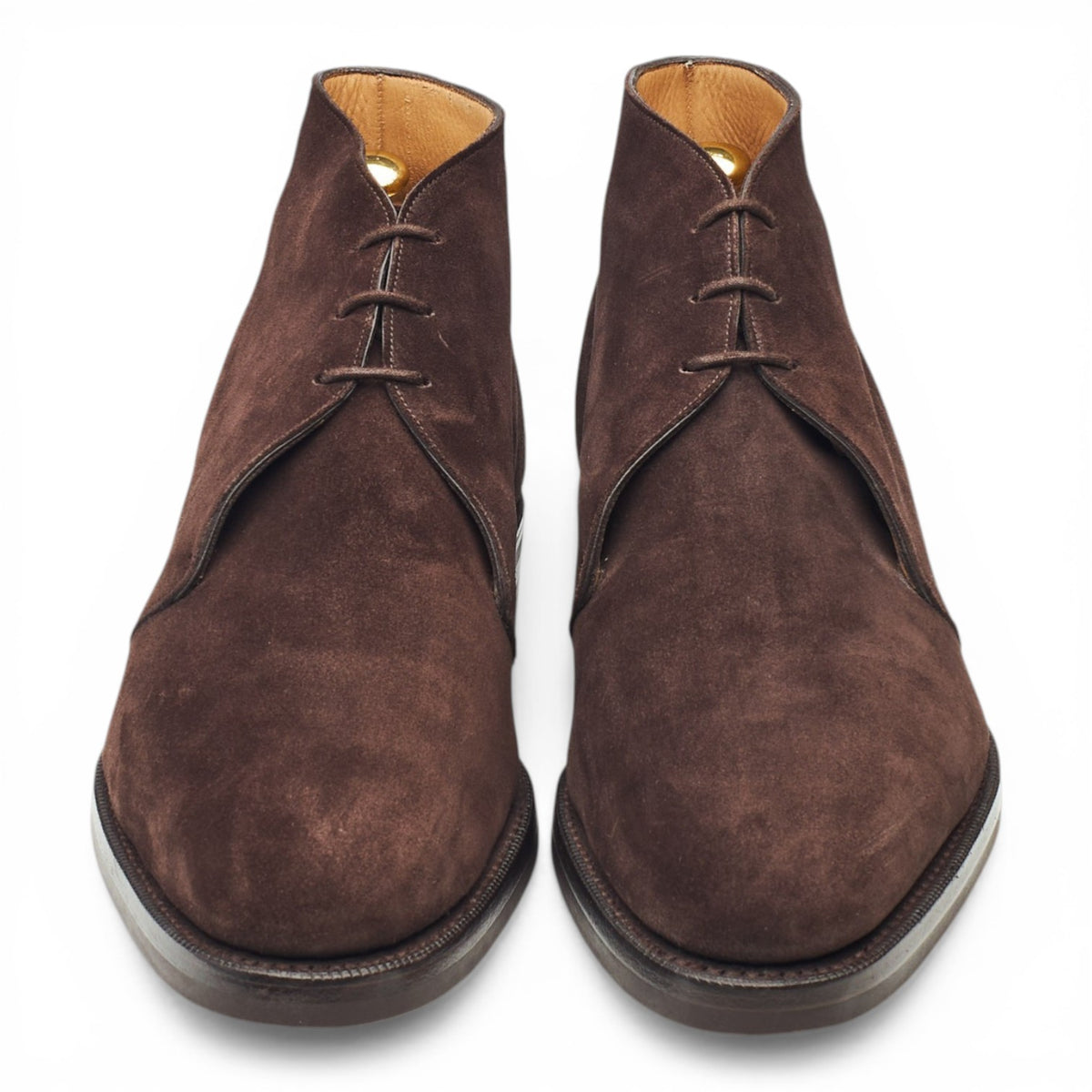 Dark Brown Suede Chukka Boots UK 8 F