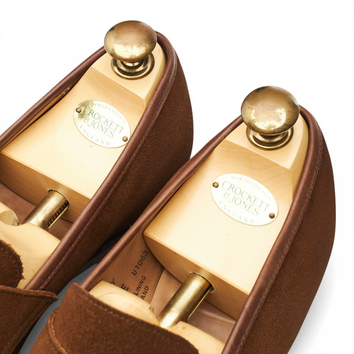 'Sydney' Snuff Brown Suede Loafers UK 9.5 E