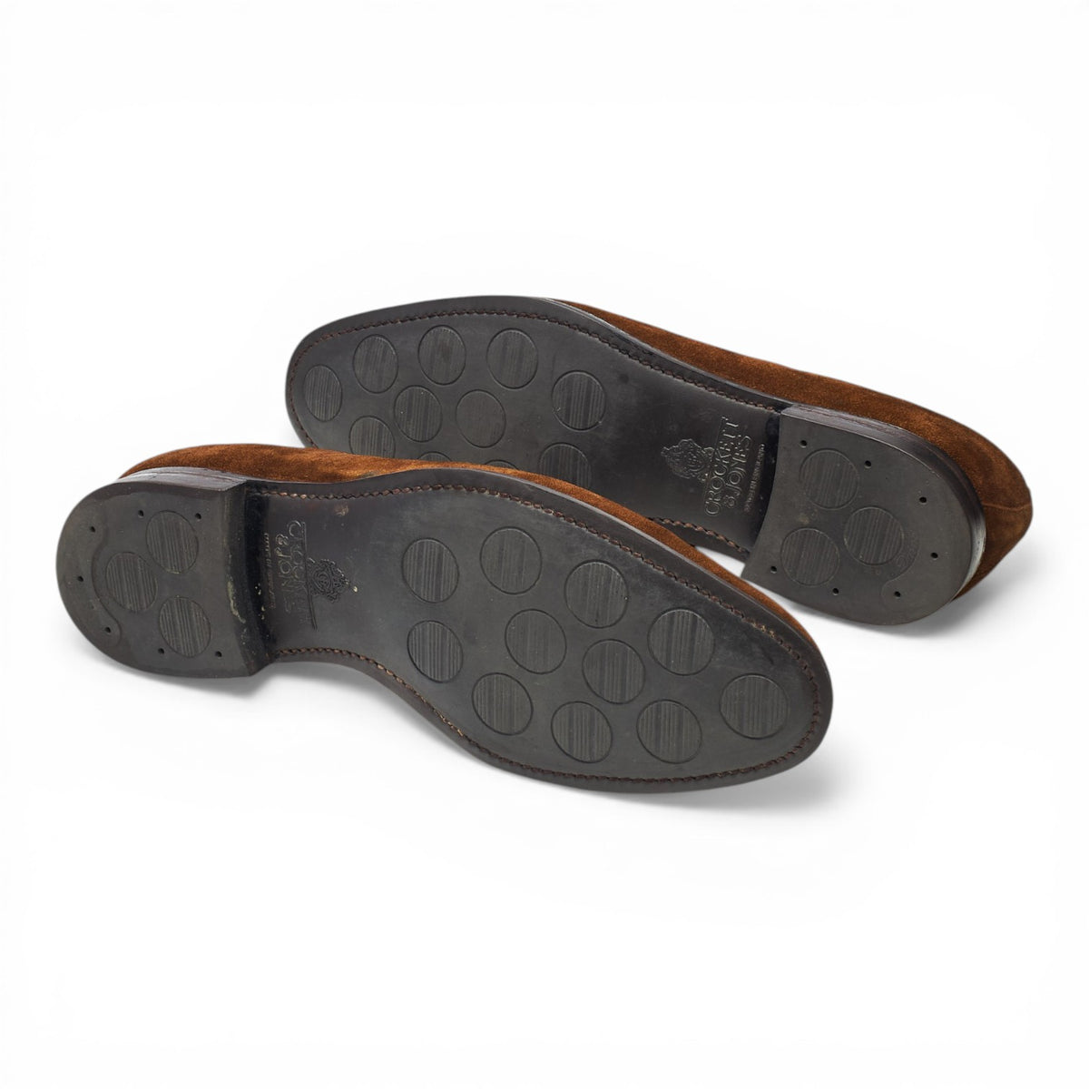 'Hardwick' Snuff Brown Suede Split Toe Derby UK 8.5 E