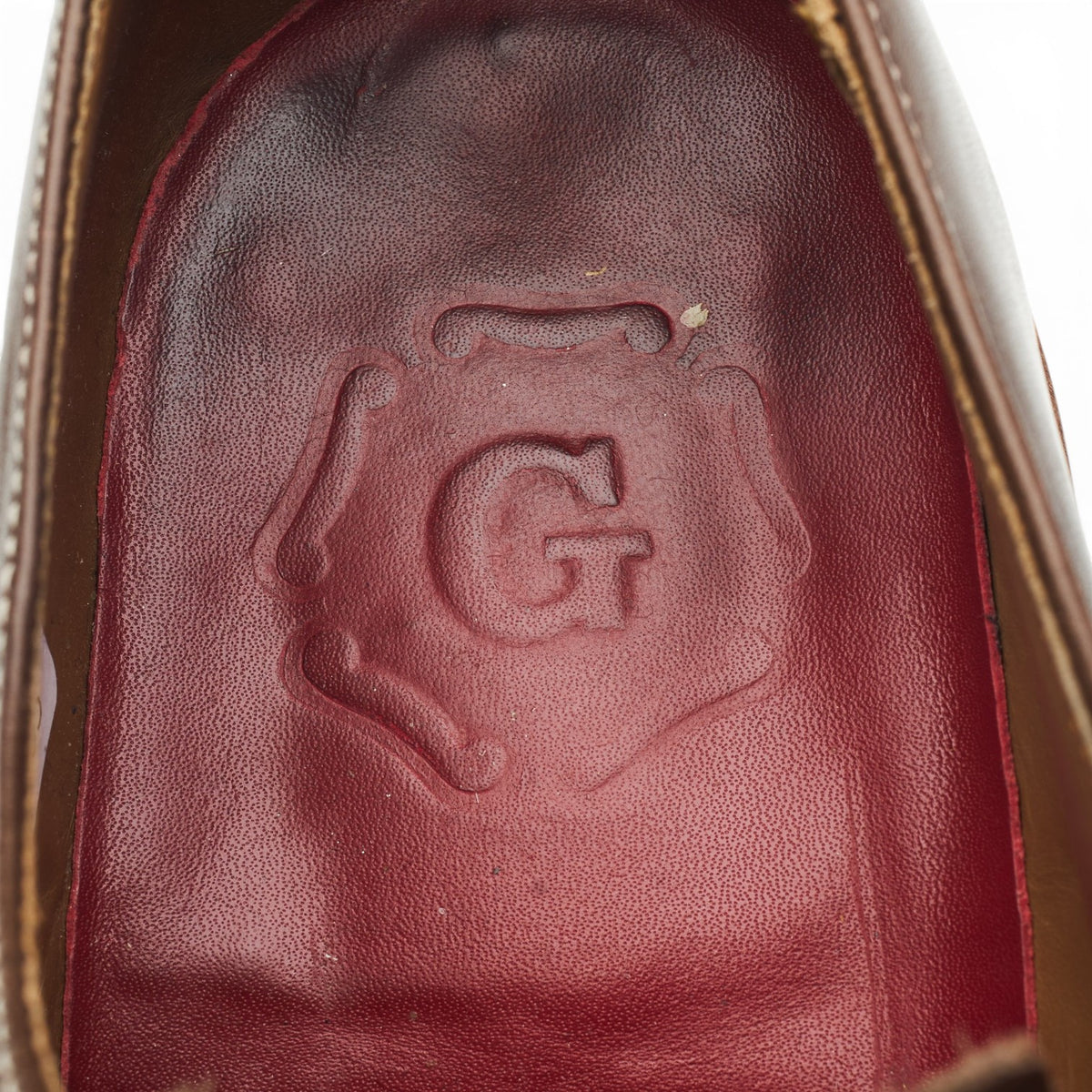 Brown Leather Derby UK 10 G