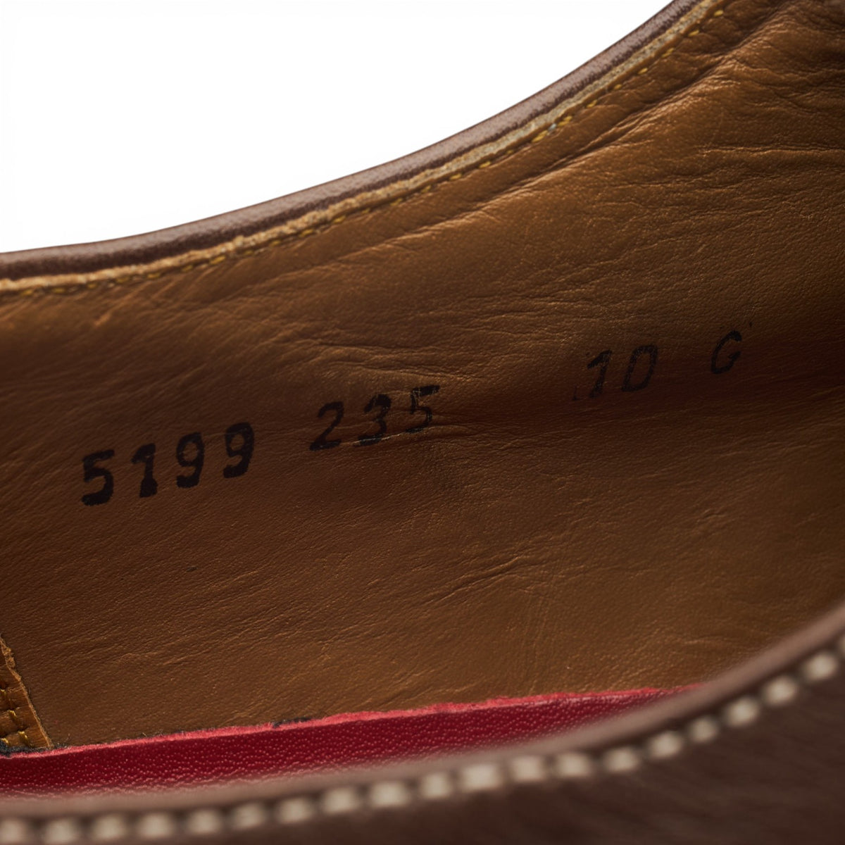 Brown Leather Derby UK 10 G